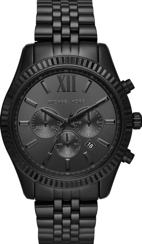 michael kors men's lexington black watch|replace movement Michael Kors 8281.